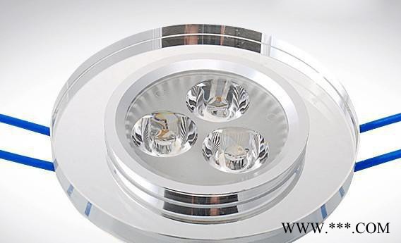 慧蓝LED射灯 圆水晶 LED天花灯 筒灯图2