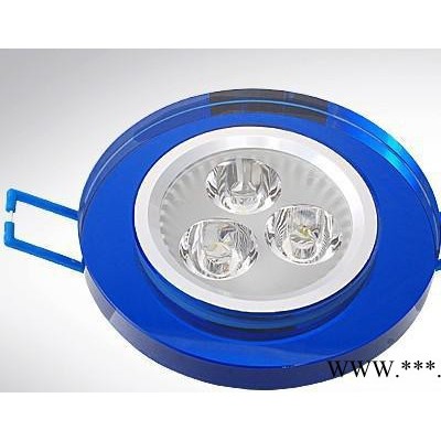 慧蓝LED射灯 圆水晶 LED天花灯 筒灯