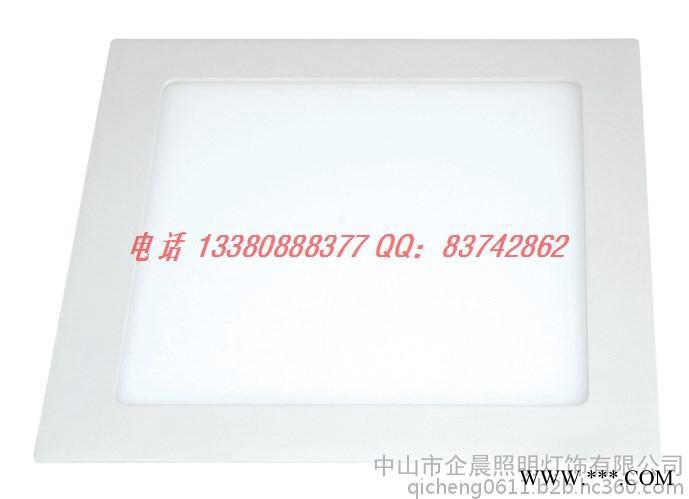 供应企晨 3/4/6/9/12/15/18/24wLED面板灯 超薄方形面板灯 嵌入式led筒灯批发价格图4