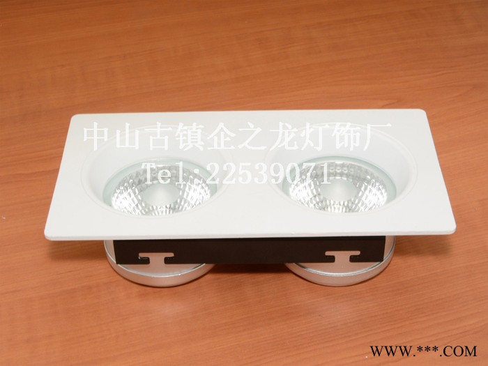 厂家热款 车铝双头筒灯配件 拉丝银筒灯套件图1