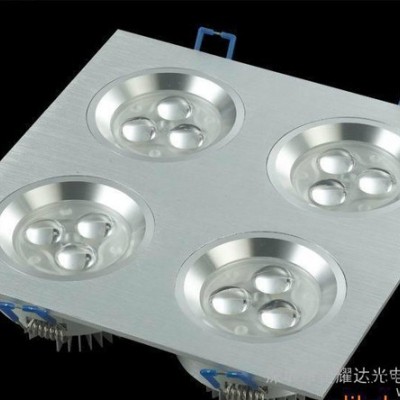 LED天花灯/led4W方形天花灯/led筒灯/4*3*1W