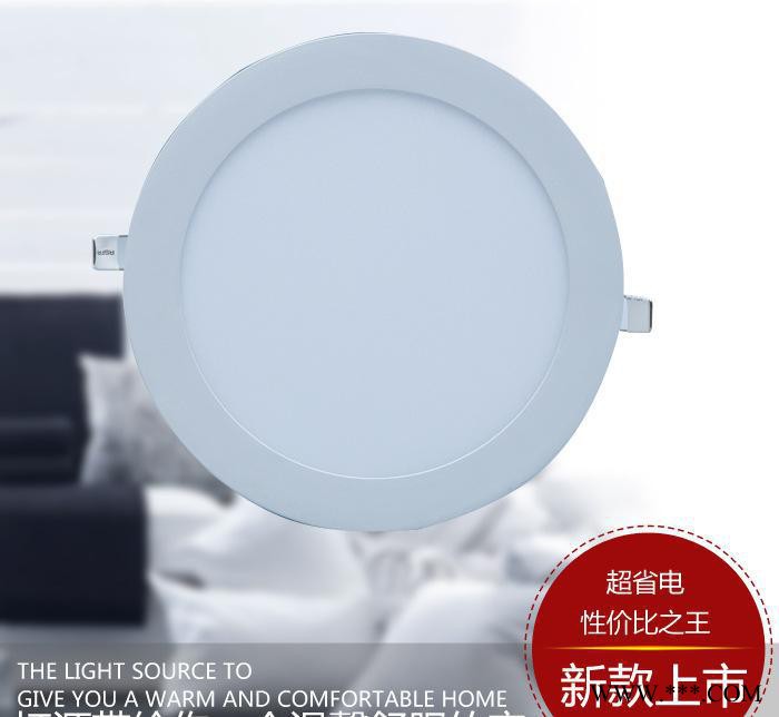 新款超薄圆形LED面板灯 客厅 筒灯 装饰灯  天花灯图2