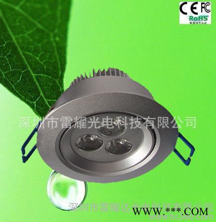 直销高亮天花灯，LED商业展柜照明天花灯，LED筒灯图3