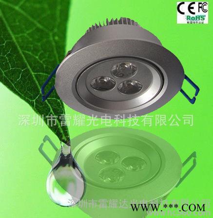 直销高亮天花灯，LED商业展柜照明天花灯，LED筒灯图2