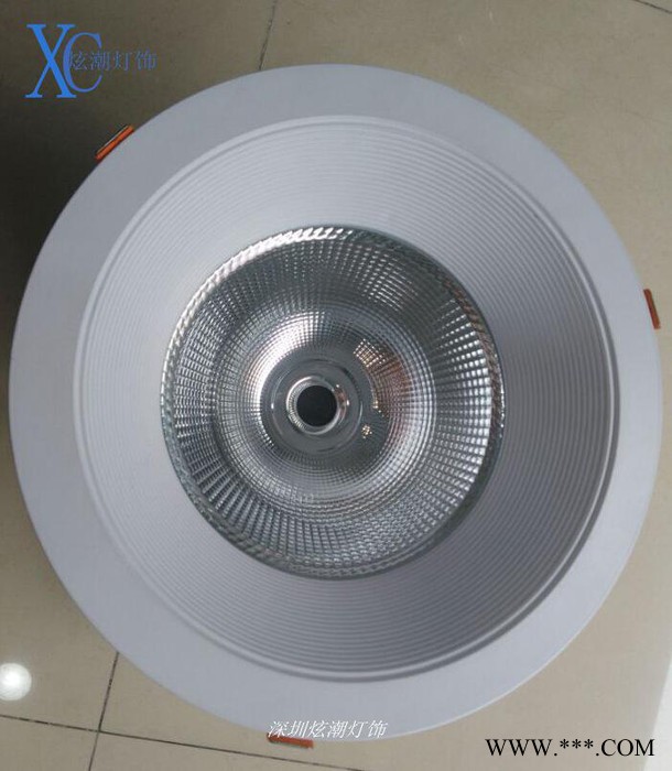 压铸筒灯LED筒灯套件圆形COB外壳30W/40W/50W/图3