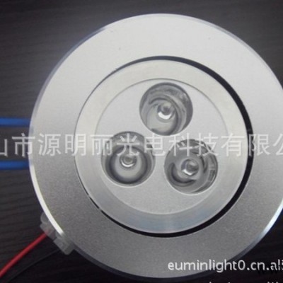 ** 家居商业照明 大功率3WLED天花灯 LED筒灯 LED射灯