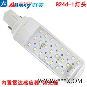 楼梯口专用移动感应LED玉米灯 智能led壁灯 超长感应距离微波感应LED筒灯图3