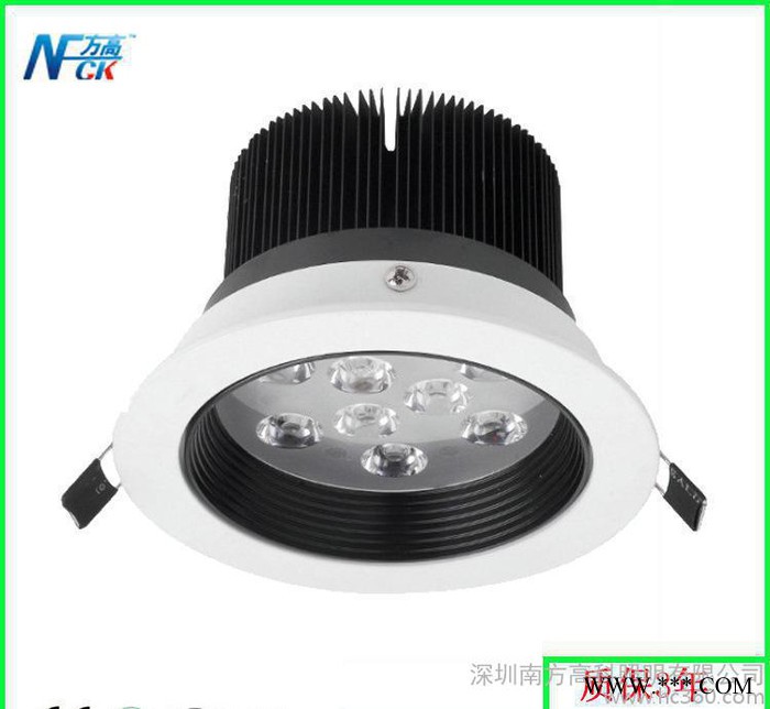 LED防眩光天花灯 9W 新款 白色天花灯 筒灯 质保3年图3