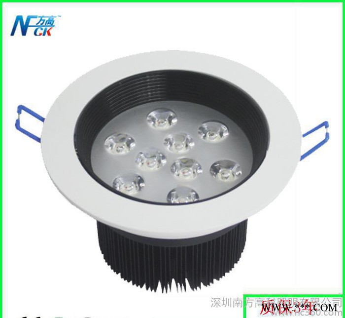 LED防眩光天花灯 9W 新款 白色天花灯 筒灯 质保3年图1