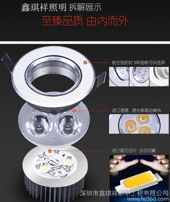 鑫琪祥照明 LED筒灯系列图3