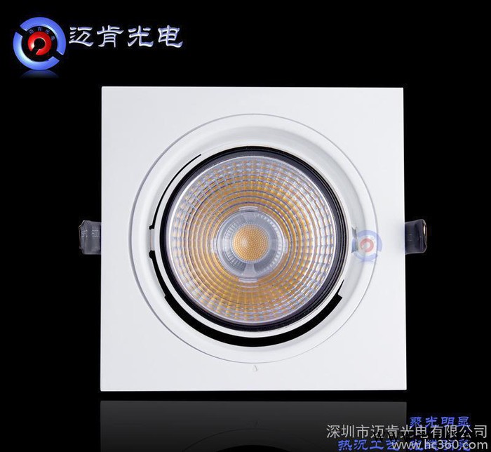 LED射灯 商业照明灯具直销 COB下照式射灯照明灯具筒灯S图2