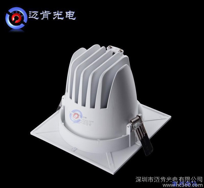 LED下照式天花射灯6W射灯方形LED灯具COB筒灯SDQ6图3