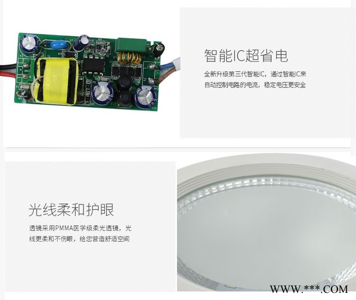 **3\5\7W开孔7公分LED背景墙天花筒灯射灯图2