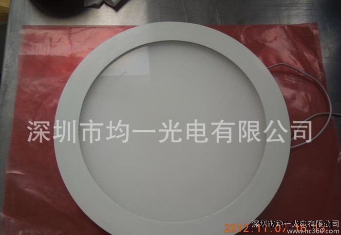 直径108*4MM LED平板筒灯导光板 圆形面板灯图2