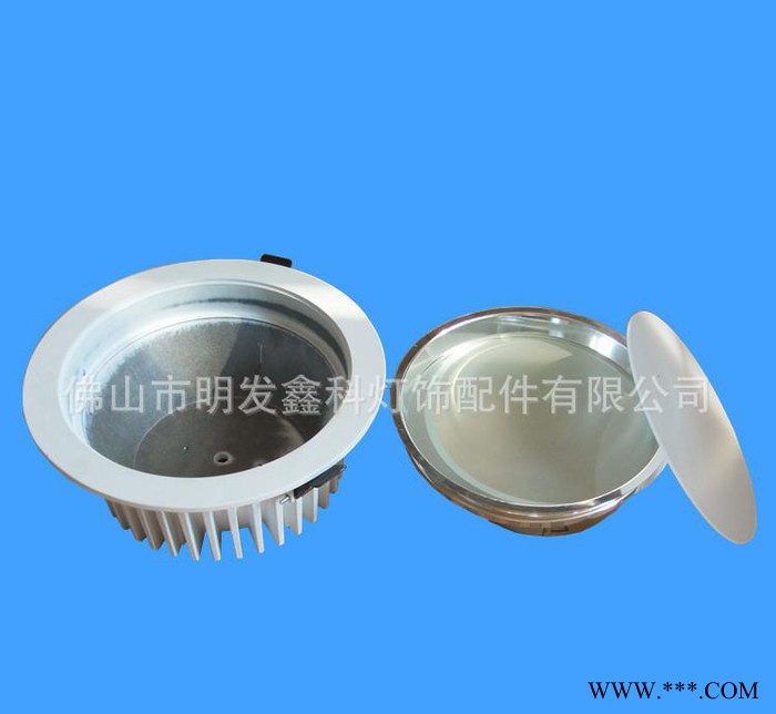 广东LED 6 寸LED压铸天花筒灯外壳 LED生产厂家图2