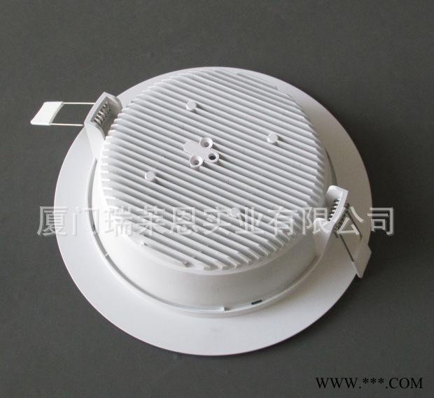 6寸 开孔150mm  170mm  22W 24W 塑包铝天花灯筒灯外壳套件