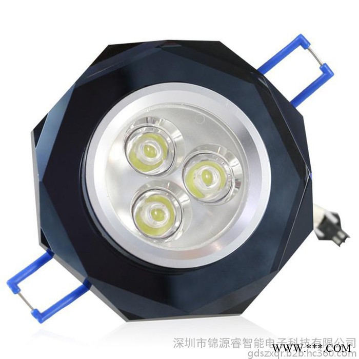 SANCHER新奇睿 2015年新款 led水晶天花灯 无闪频防炫目LED水晶筒灯 节能5W射灯 **图4