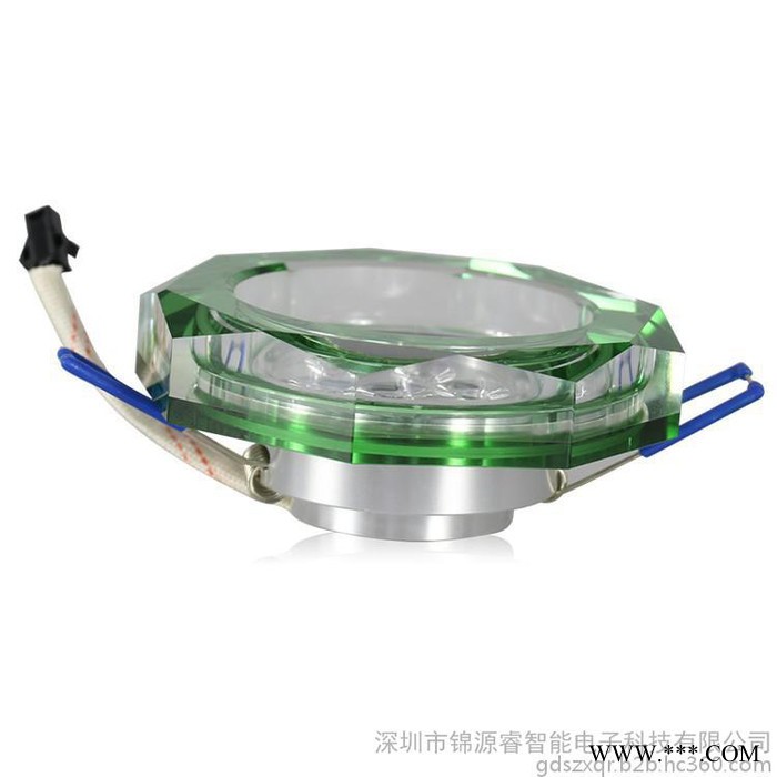 SANCHER新奇睿 2015年新款 led水晶天花灯 无闪频防炫目LED水晶筒灯 节能5W射灯 **图3
