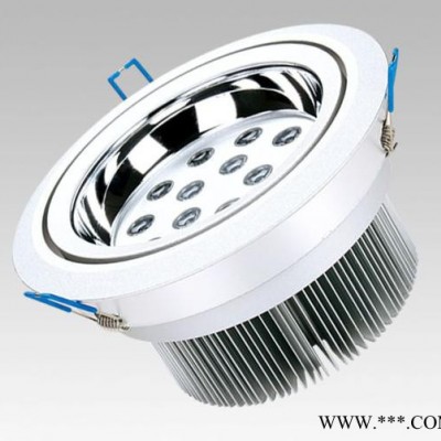 供应9W 12W 15W LED筒灯散热器铝型材 1070纯铝合金冷锻散热器灯杯