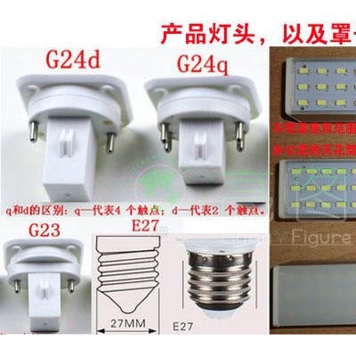 特价led横插灯泡e27螺口玉米灯超亮G24插针单面台灯筒灯路灯光源