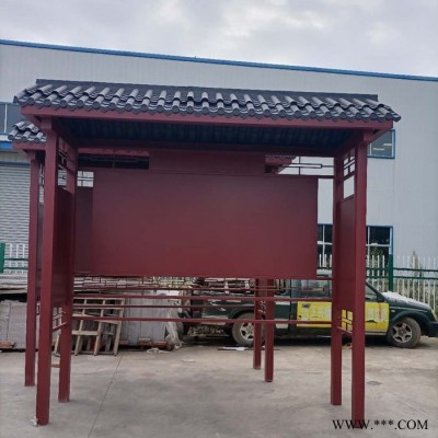 可伸缩拆卸便携式背景架 4s店 桁架 室内宣传栏 汽车店背景墙
