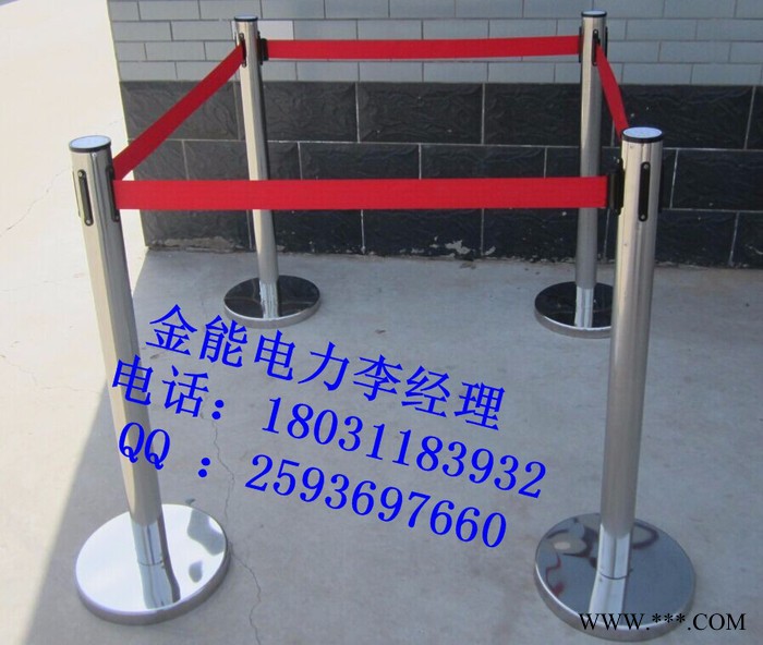 郑州地区银行专用安全围栏支架一米线厂家 银行一米线图3