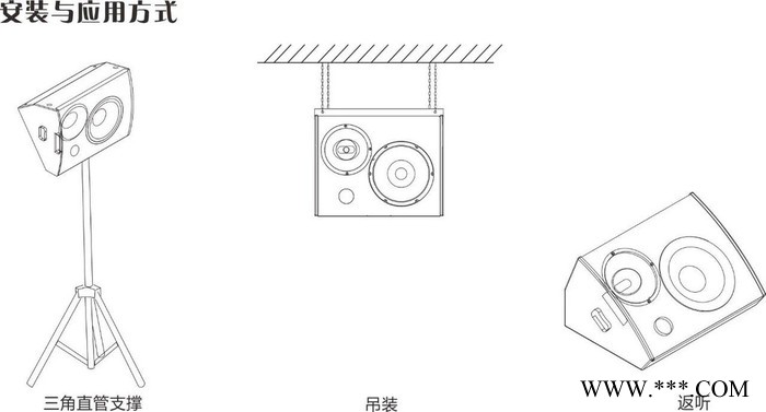FS AUDIO舞台返听音箱NAC-12MA2（单个装）图2