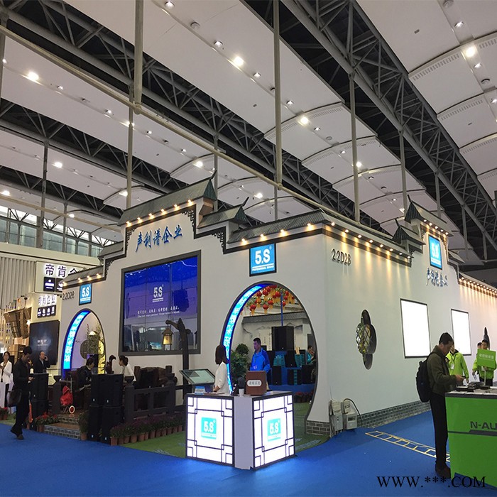 唐吉展览桁架设计搭建 装修展台 展台制作工厂 装修展台工厂图2