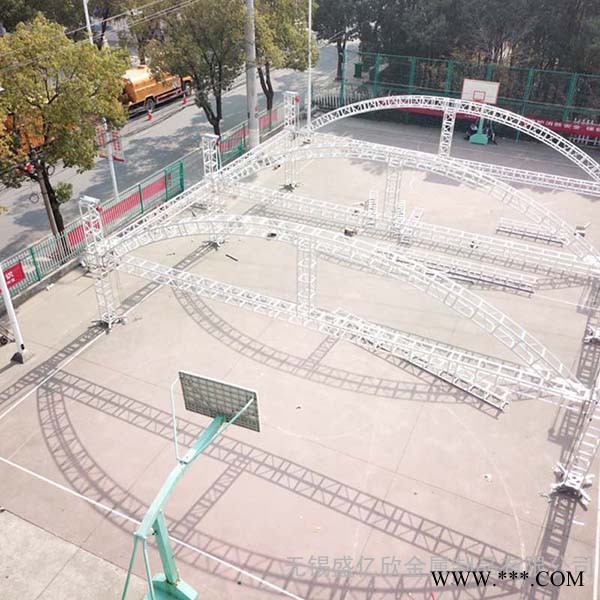 三角truss灯光架加厚型舞台背景架25乘25铝合金桁架吊顶展会演出龙门架图4
