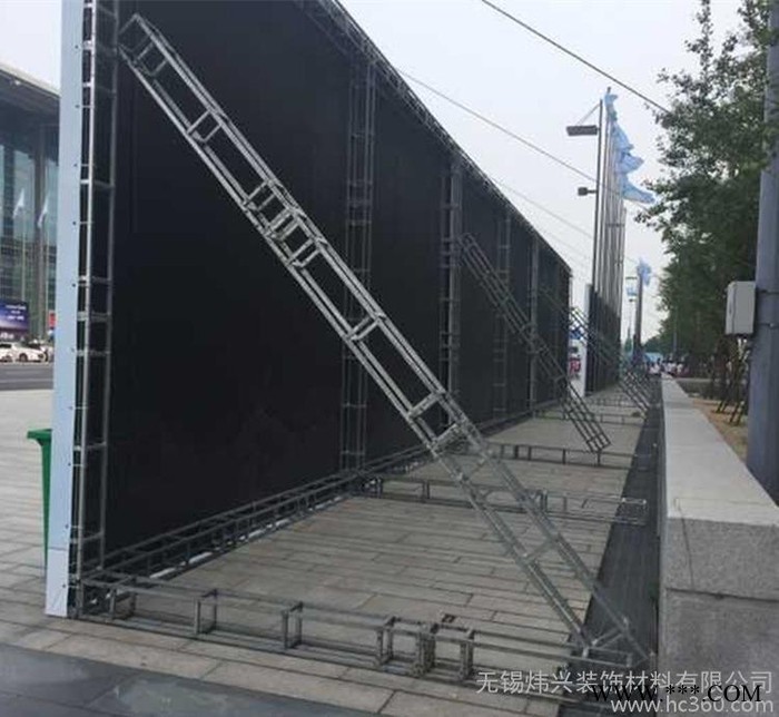 无锡炜兴钢铁镀锌方管桁架 200mm舞台背景架广告架灯光架truss图3