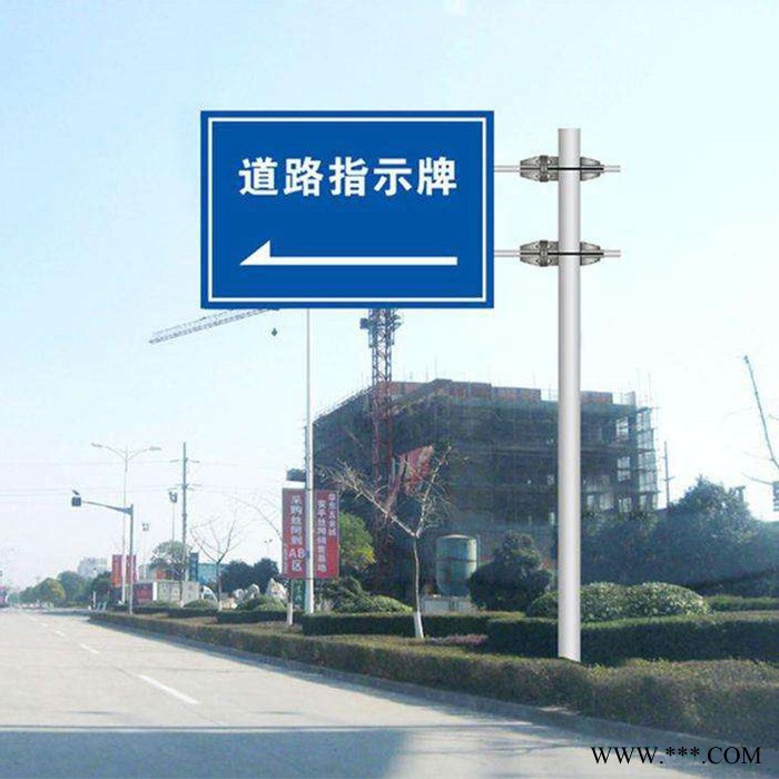 路硕交通设施 351高速管桁架 交通施工牌 来图定制图4