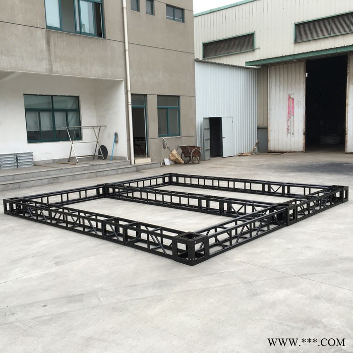 无锡炜兴铝合金灯架彩色喷涂桁架颜色定制灯光架桁架吊架 专用底座 铝合金灯光架图2