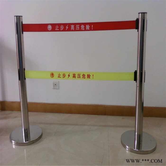 鑫宇警戒围栏警戒线不锈钢伸缩围栏警戒围栏不锈钢护栏杆2米线隔离带栏杆座排队柱警戒围栏一米线伸缩带