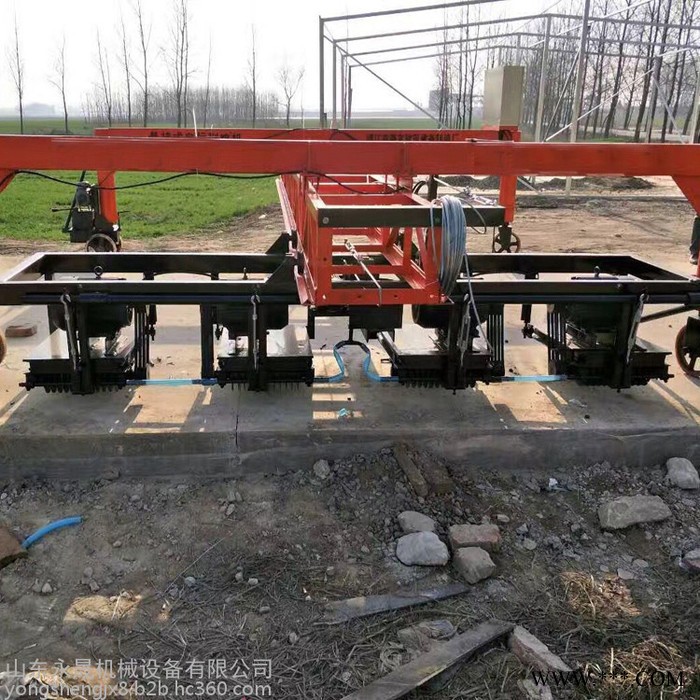 永晟防滑纹刻纹机报价桁架结构螺纹链接四幅雕刻防滑纹机悬架刻纹机图6