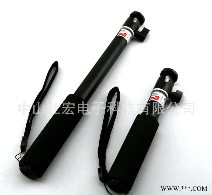 相机手机手持铝合金自拍杆云台CNC精加工伸缩杆自拍神器支架图2