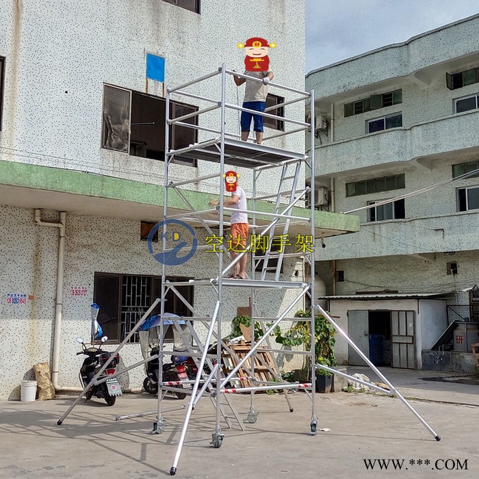 深圳福城龙华铝合金脚手架10米,优惠促销铝合金桁架脚手架图2