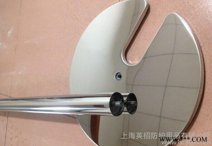 上海不锈钢U型伸缩围栏 活动栏杆 移动防护栏 广告围栏 隔离栏 警戒线 一米线图3