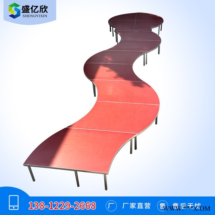 宁夏石嘴山车展舞台 中卫快装舞台婚庆t台板 通化拼装活动折叠舞台桁架RD图4