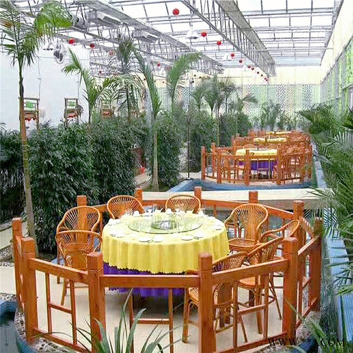 生态观光温室 智能生态餐厅大棚 桁架温旭航图4