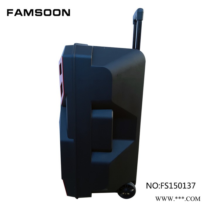 FAMSOON 户外广场舞音响 15寸重低音 舞台大功率电瓶拉杆音箱图3