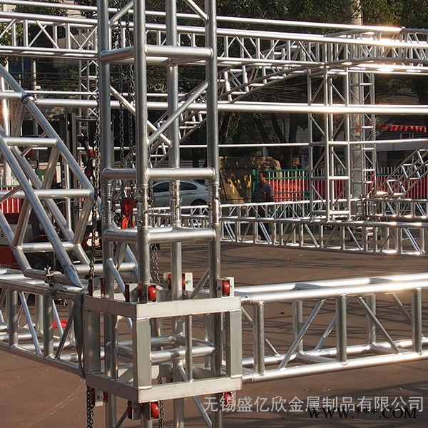 25乘25铝合金桁架400灯光架300棚架吊顶展会演出龙门架truss架插销架图4