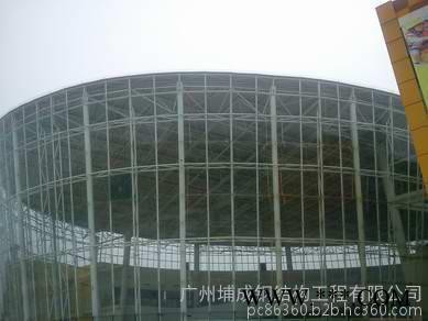 广州HJ桁架式玻璃幕墙工程_佛山点式玻璃采光顶_质量好价格低图3