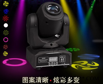 鑫舞者WA-A008 舞台灯光智能KTV灯光 舞台灯光30w图案光束灯 摇头光束灯  led摇头灯 图案灯图2