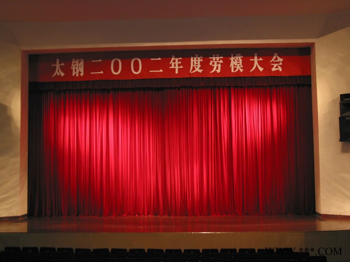 美艺舞台幕布 舞台幕布生产厂家 金丝绒、麻绒