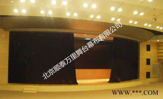 北京供应st-A阻燃天鹅绒舞台幕布  进口天鹅绒   会议幕图1