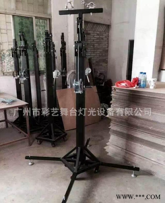 舞台灯光6米重型手摇灯架 舞台灯光支架 演出器材 手摇升降灯图1