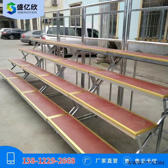 盛亿欣舞台桁架厂家定制钢铁/铝合金合唱台 专业生产学校活动合唱台可折叠合唱台LW201908图3