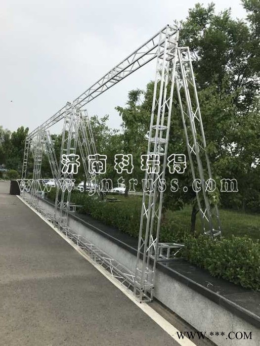 科瑞得 小铝架**铝合金小桁架方管铝架圆管铝架背景桁架广告喷绘展架图3
