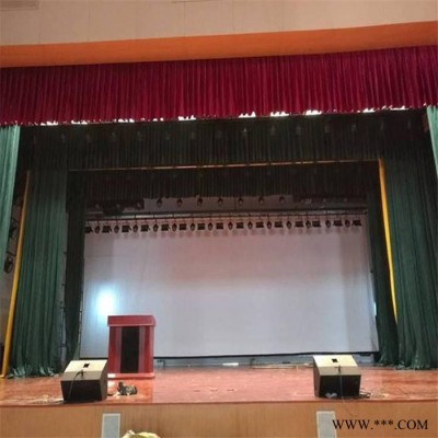 厂家直供纯棉ST-J背景幕 天幕 舞台幕布  会议幕