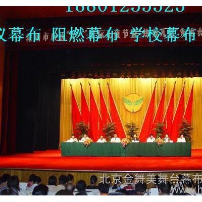 供应北京舞台幕布定做 电动阻燃幕布 直销舞台幕布 批发星空幕布